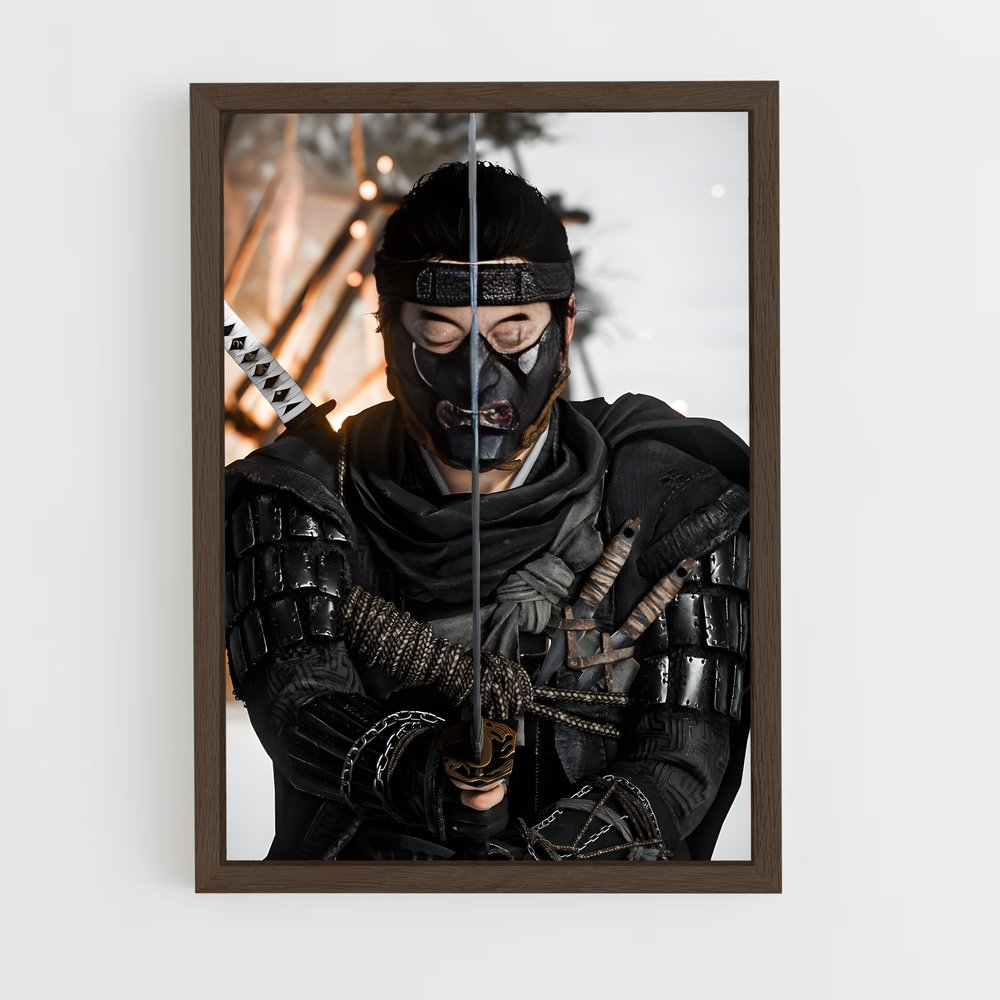 Poster L'Héritage du Guerrier – affiche Ghost of tsushima (vue 5)